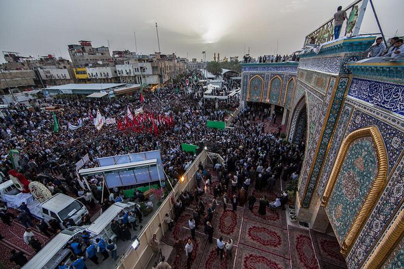 حرم أبي الفضل العبّاس(عليه السلام) يستقبل الشبّاك الجديد..