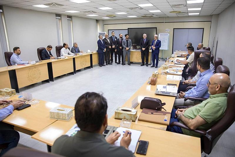 قسم التطوير يبحث آفاق التعاون مع معهد النفط العربي للتدريب