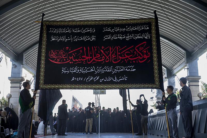 خدمة العتبتين المقدّستين يحيون ذكرى شهادة الإمام الباقر ومسلم بن عقيل (عليهما السلام)