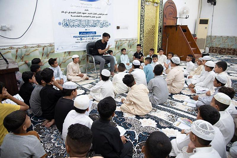 مشروع الدورات القرآنية الصيفية للمجمع العلمي يصل قرى ذي قار ومناطقها النائية
