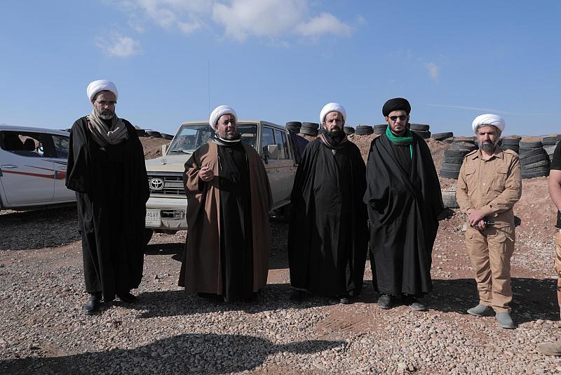 وفد قسم الشؤون الدينية يزور قطعات الحشد الشعبي في ديالى