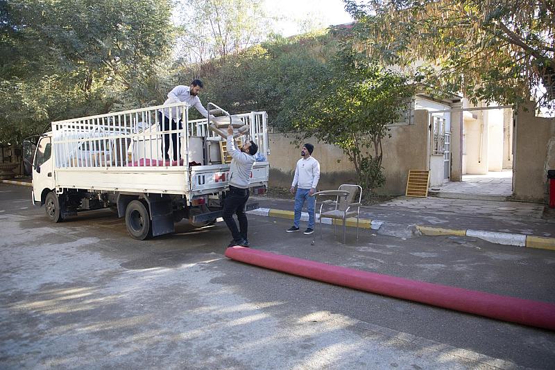 العتبة العباسية المقدسة تواصل حملتها الخاصة بتأهيل المساجد في الجامعات والمعاهد العراقية