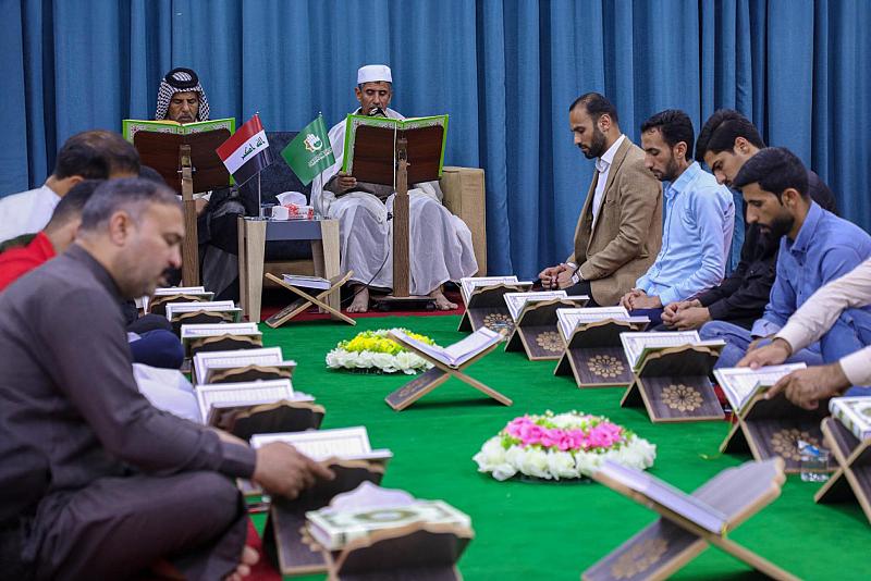 بين منازل الشهداء والختمات التعليمية.. المجمع العلمي يواصل حراكه القرآني في الديوانية