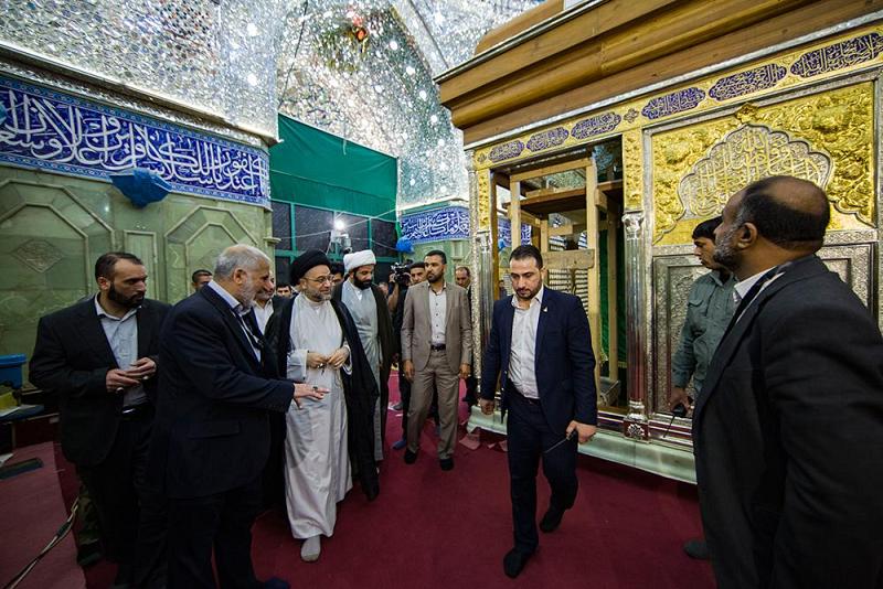 رئيسُ ديوان الوقف الشيعي يُثني ويشيد والأعمال تتواصل بالشبّاك الجديد لضريح أبي الفضل العبّاس(عليه السلام)..