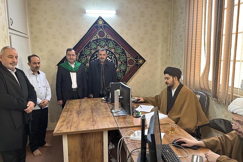 وفد العتبة العباسية يطلع على مشاريع قسم المعارف في مدينة مشهد المقدسة