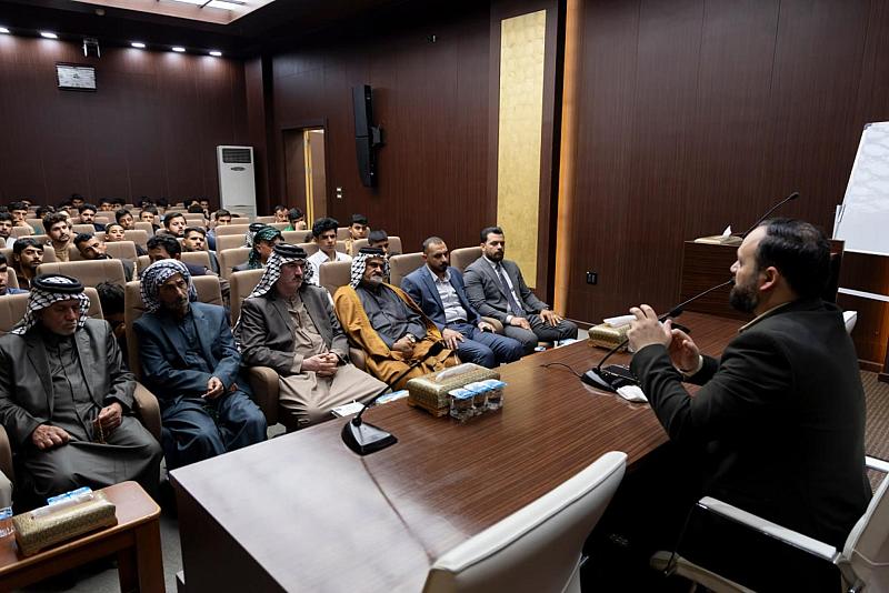 قسم العلاقات العامة ينظم محاضرة ثقافية لوفد قرآني من محافظة ميسان