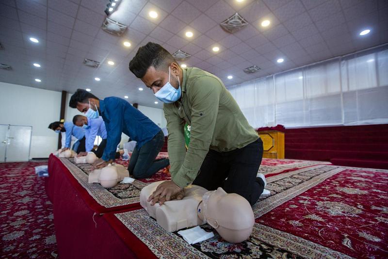 ورشةٌ تدريبيّة للإخلاء والإسعاف الطبّي