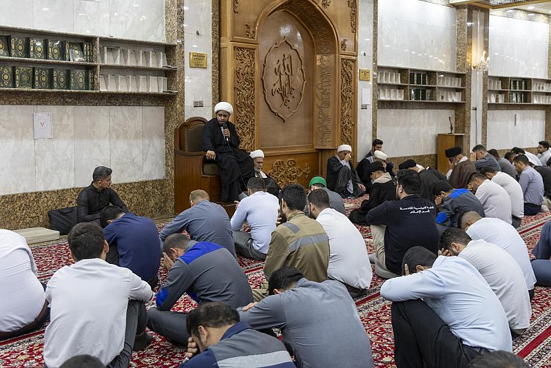 قسم الشؤون الدينية يقيم مجلسًا عزائيًّا لاستذكار أهل البيت (عليهم السلام)