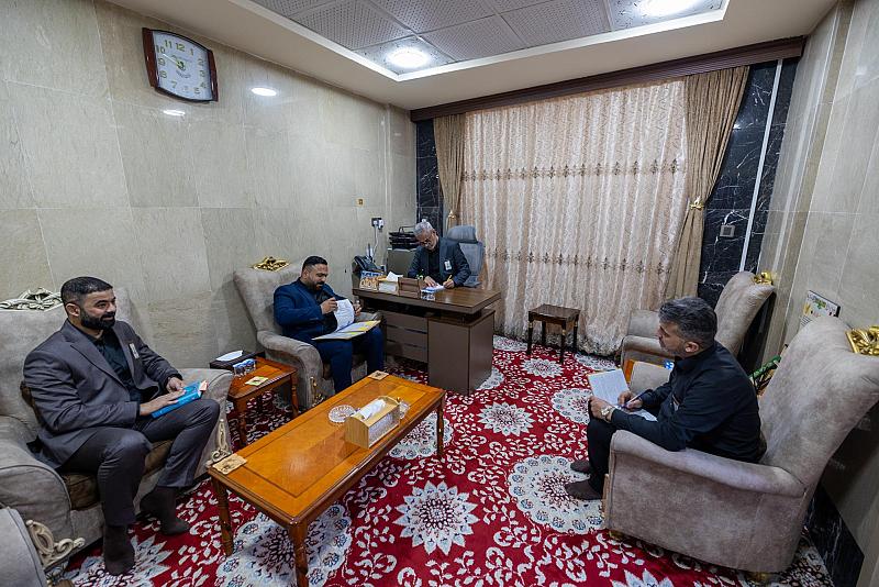 قسم العلاقات العامة ينهي تحضيراته لاستقبال ضيوف مهرجان فتوى الدفاع المقدسة