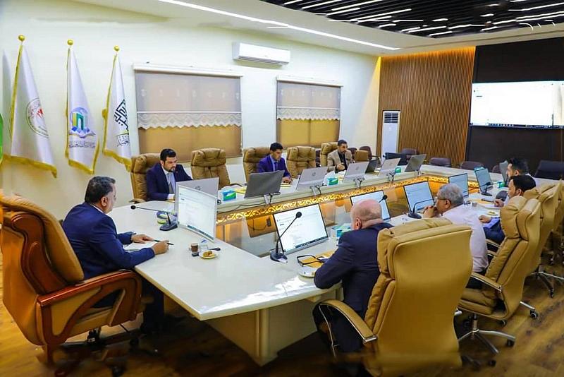 استعدادا لإطلاقها.. جامعة العميد تعقد اجتماعا مع أعضاء هيئة تحرير مجلة الجامعة