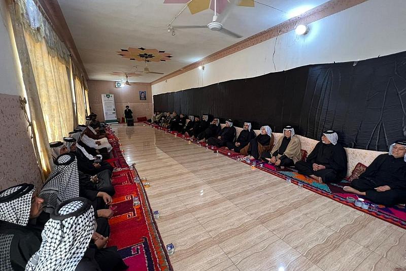 قسم الشؤون الفكرية يواصل إقامة المجالس الحسينية ضمن سلسلة (بيوت النعيم)
