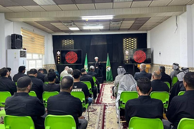 قسم الشؤون الفكرية يقيم مجلسًا عاشورائيًّا عن البصيرة في شخصية أبي الفضل العباس (عليه السلام)