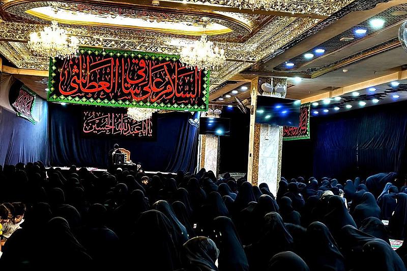 شعبة التوجيه الديني النسوي تختتم برنامجها العزائي بذكرى دفن الأجساد الطاهرة