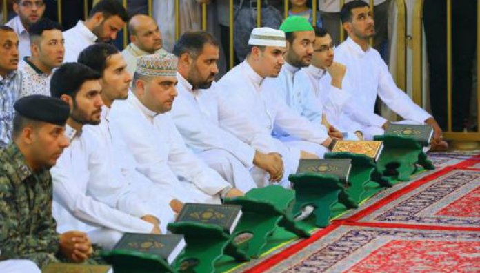 بحضور الأمين العام للعتبة العباسية المقدسة معهد القرآن الكريم يقيم حفل اختتام الختمة القرآنية الرمضانية