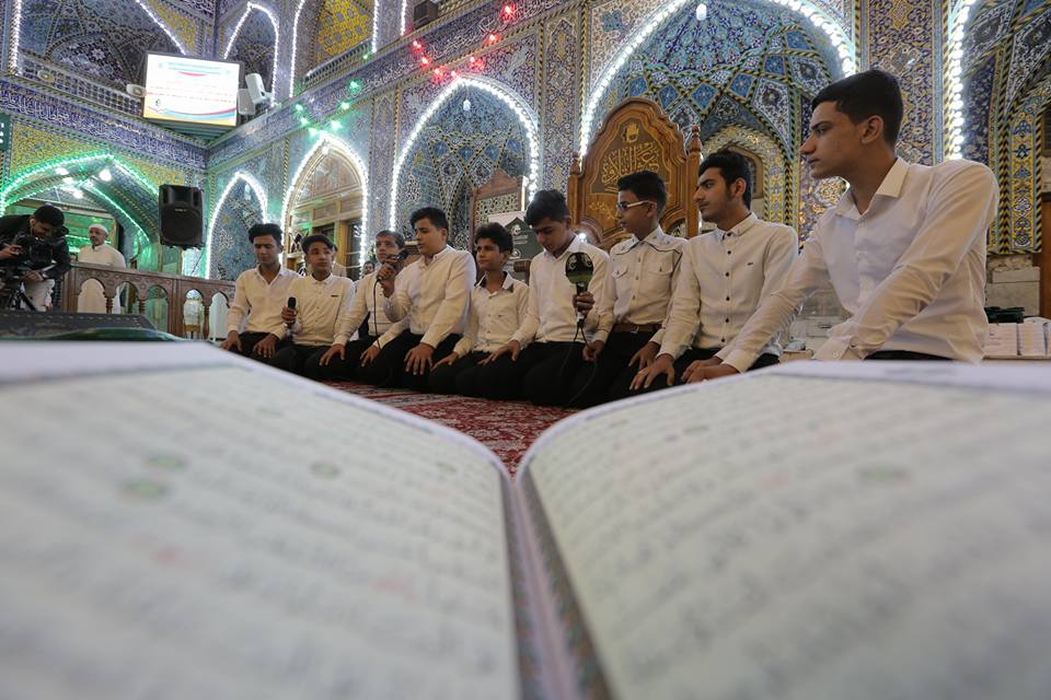 مؤسسة الجوادين القرآنية من البصرة الفيحاء في ضيافة عرش التلاوة