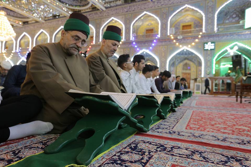 مؤسسة الجوادين القرآنية من البصرة الفيحاء في ضيافة عرش التلاوة