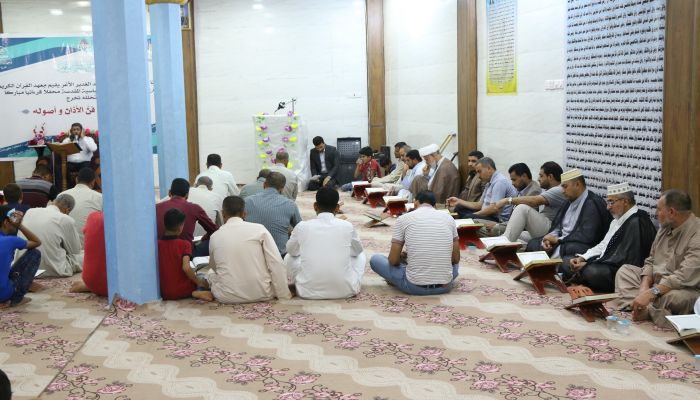 معهد القرآن الكريم / فرع بابل يقيم محفلاً قرآنياً مباركاً يتخلله تخرج طلبة دورة فنّ الأذان وأصوله
