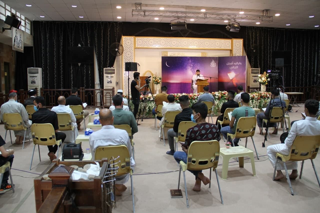 فرع الهندية يقيم محفلاً قرآنيًا بالتعاون مع العتبة الكاظمية المقدسة