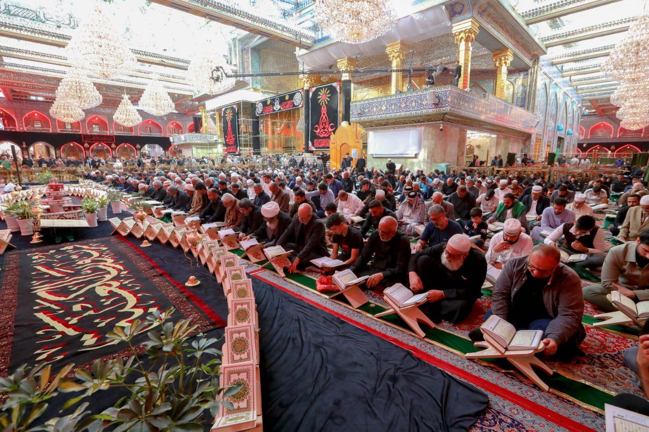 ضمن فعاليات الختمة المركزية معهد القرآن يحي ذكرى شهادة أمير المؤمنين (عليه السلام)