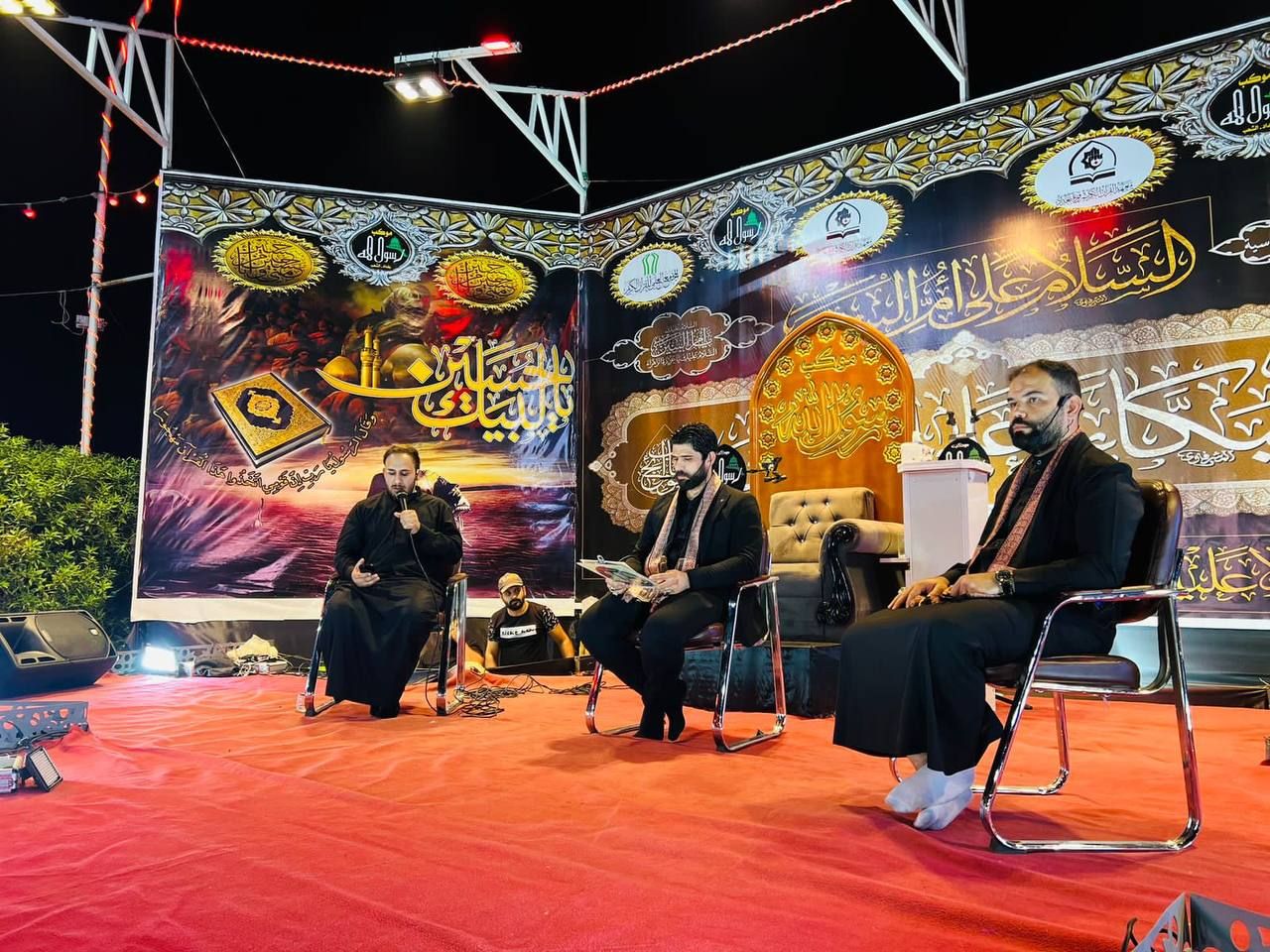 المَجمَع العلميّ وموكب رسول الله يقيمان مجلس عزاء مركزي في بغداد