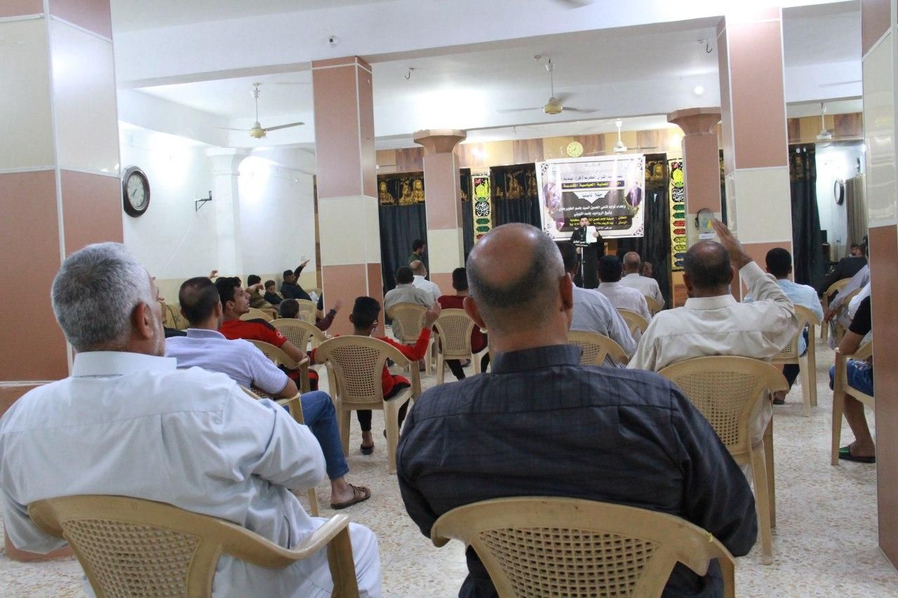 فرع معهد القرآن الكريم في الهندية يقيم محفلاً قرآنياً على أرواح خدمة المنبر الحسيني