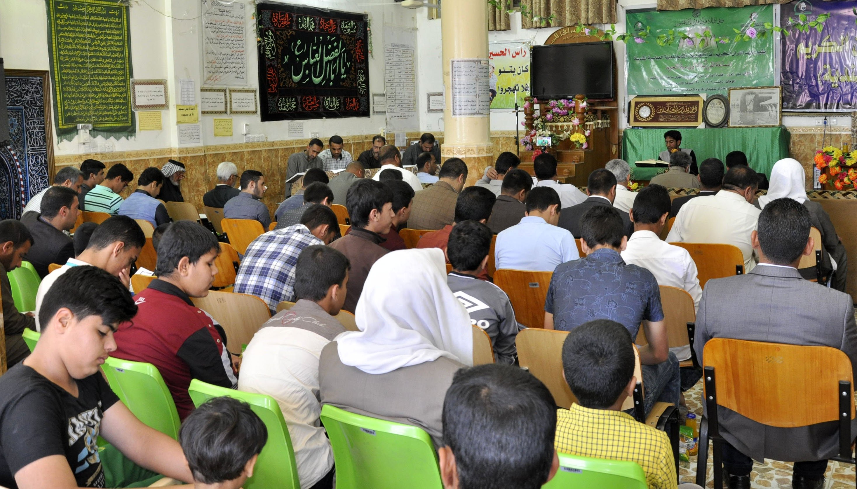 معهد القرآن الكريم (فرع الهندية) يختتم فعاليات (المسابقة القرآنية الأولى في التجويد)
