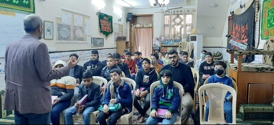 تزامنًا مع بدء العطلة الربيعية طلبة الحفظ يباشرون بدروسهم في بغداد