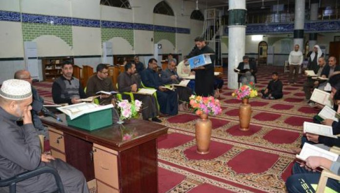 معهد القرآن الكريم فرع الشعب يقيم جلسة قرآنية تعليمية بالطريقة المصرية