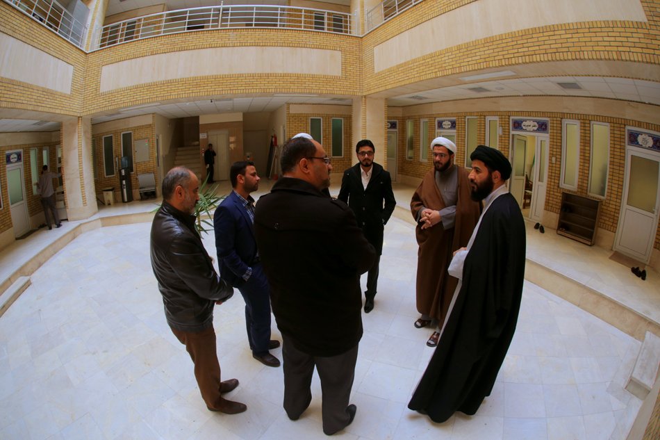 استقبال حار من قبل رئيس جامعة القرآن الكريم في إيران لوفد العتبة العباسية المقدسة