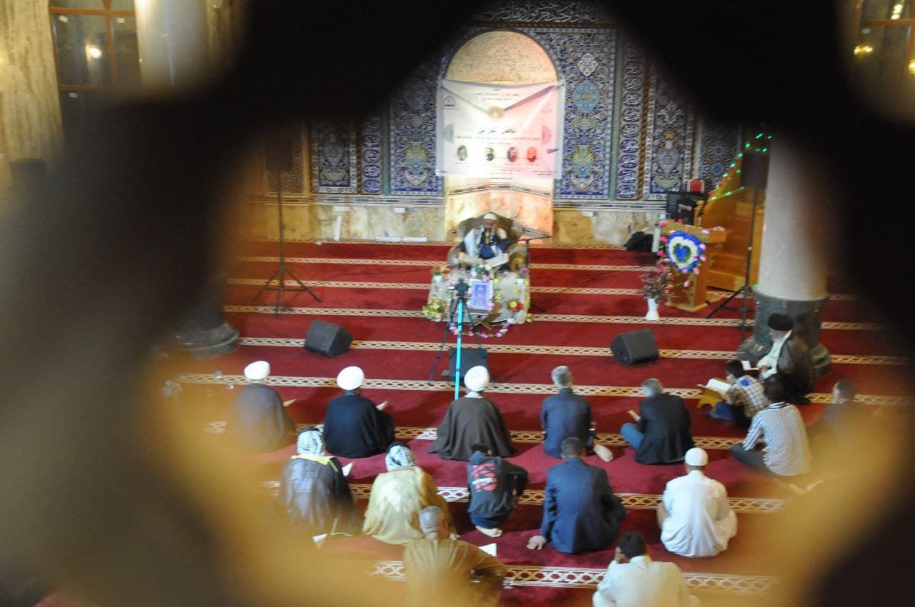 معهد القرآن الكريم فرع بغداد يقيم محفلاً قرآنيًا بمناسبة ولادات شعبان الخير