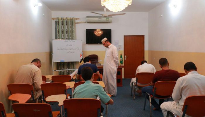 فرع معهد القرآن الكريم في النجف الأشرف يقيم الاختبارالنهائي لطلبة دورة أحكام التلاوة والتجويد