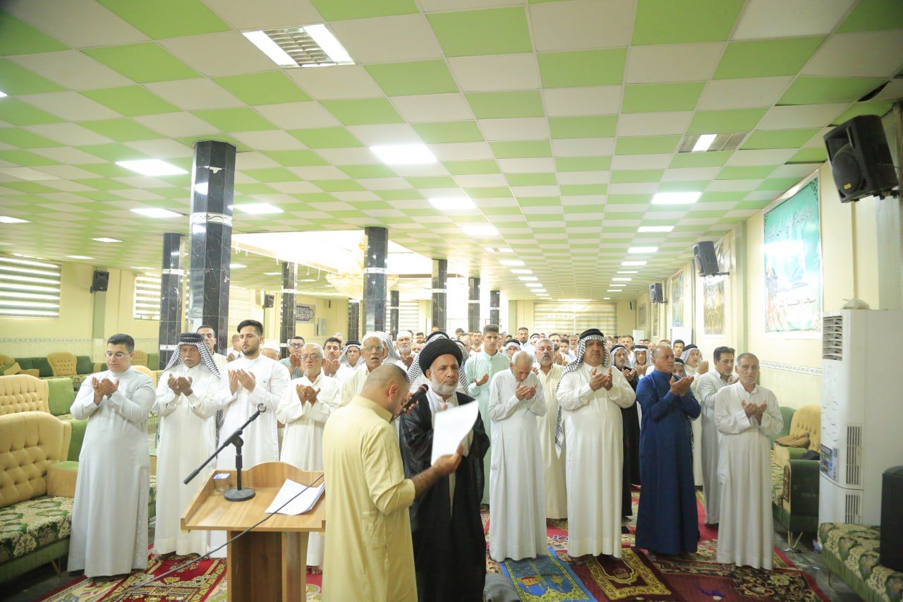 معهد القرآن الكريم يحيي صلاة العيد في قضاء الهندية