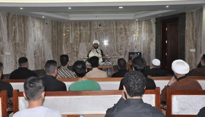 معهد القرآن الكريم فرع بغداد يقيم ندوة بعنوان ( الإمام الحسين و القرآن)