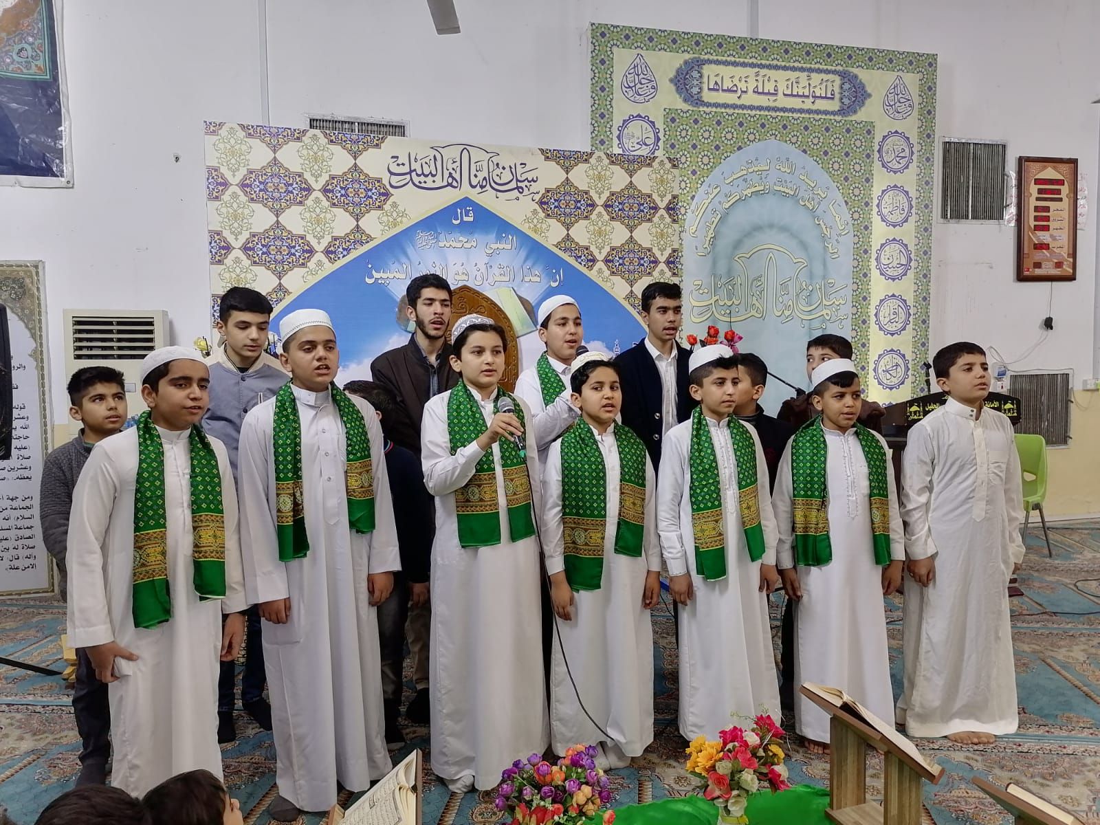 مزار الصحابي سلمان المحمدي يحتضن المحفل القرآني الذي يقيمه فرع المعهد في بغداد