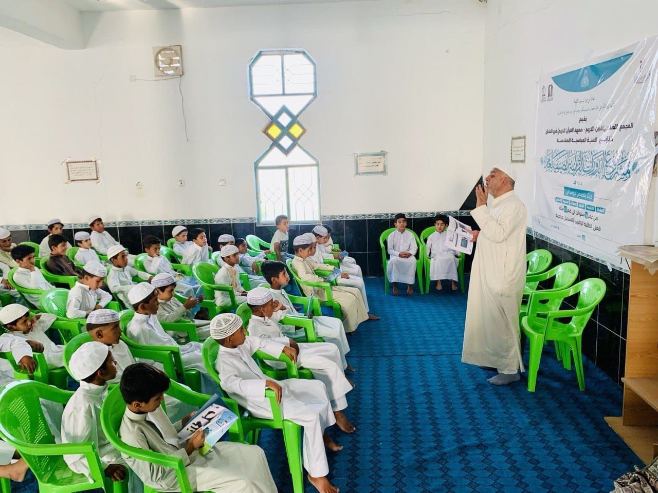 المجمع العلمي يفتتح (١٢٠) حلقة دراسة في المثنى ضمن مشروع الدورات القرآنية الصيفية