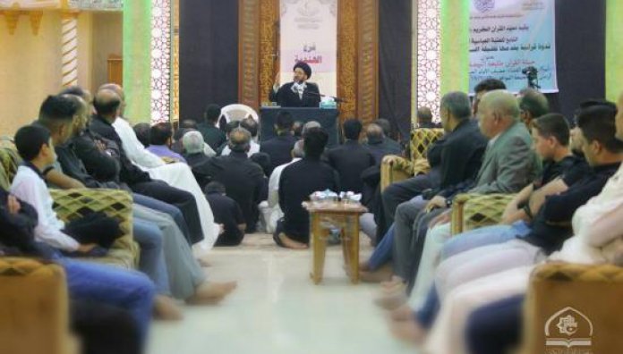 (حملة القرآن طليعة النهضة الحسينية ) محور الندوة العلمية التي أقامها معهد القرآن الكريم