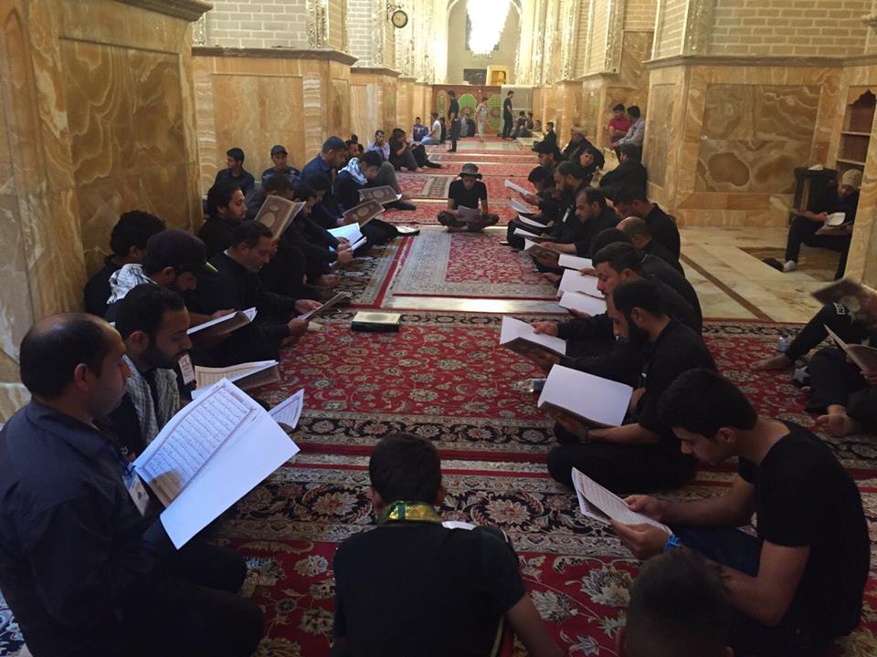 معهد القرآن الكريم فرع الشعب يقيم ختمة قرآنية مباركة