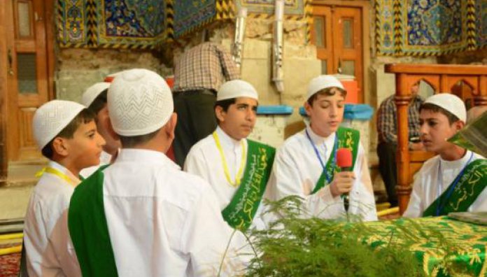 إقامة محفل قرآني بحضور طلبة مشروع أمير القرّآء في الصحن العباسي
