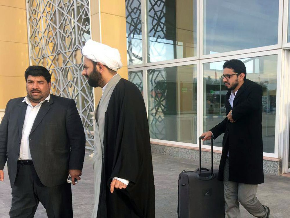 وفد قرآني من العتبة العباسية المقدسة يصل إلى إيران لحضور فعاليات مسابقة (شوق تلاوت)  