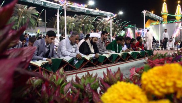 معهدُ القرآنِ الكريم يُقيم محفلَ أنسٍ قرآنيّ في منطقة ما بينَ الحرمينِ الشّريفينِ