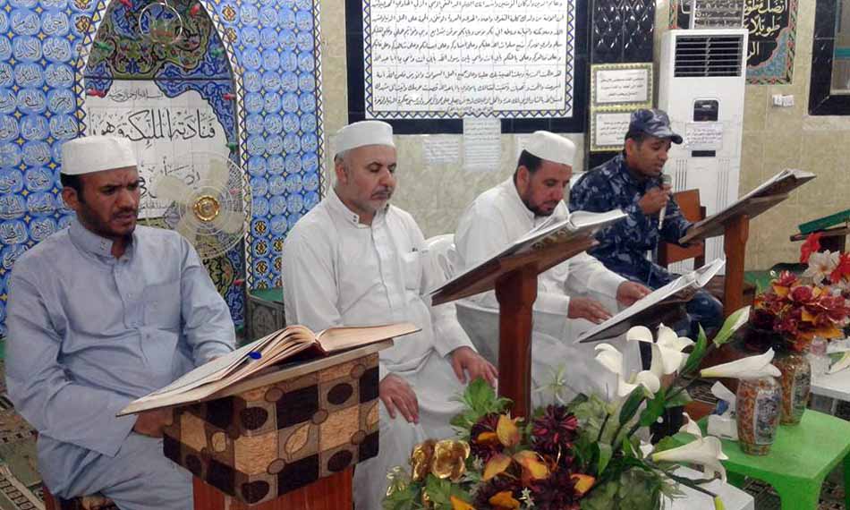 معهد القران الكريم فرع بغداد (الشعب) التابع للعتبة العباسية ألمقدسه يقيم 23 ختمة قرآنية مباركة.