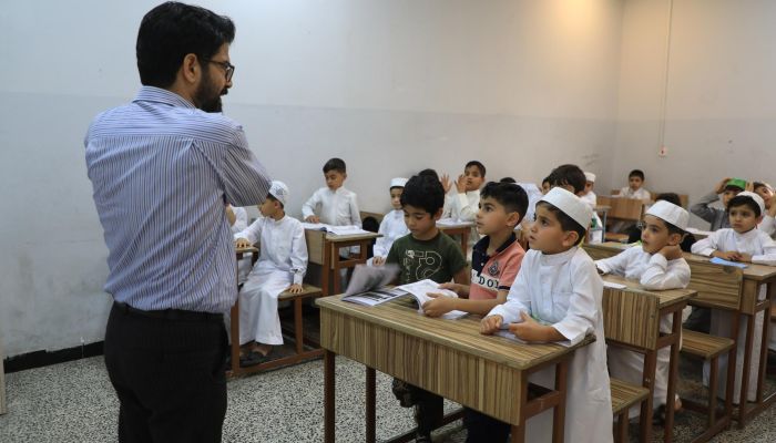 تفاعل كبير بين الطلبة واساتذتهم في مشروع الدورات القرآنية الصيفية بكربلاء