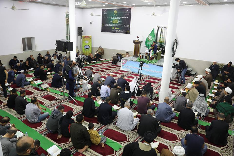 مركز المشاريع القرآنية يقيم محفلاً قرآنياً في محافظة البصرة ضمن مشروعه منابر النور 