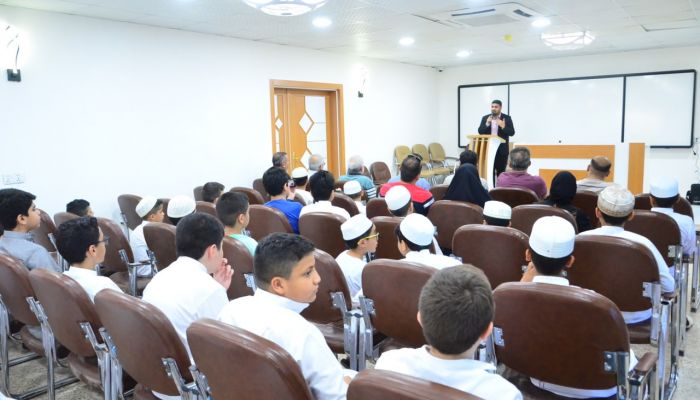 معهد القرآن الكريم فرع بابل يكرّم مجموعة من الطلبة الذين اجتازوا المرحلة الابتدائية بتميّز