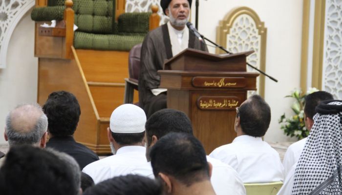 بالتعاون مع ممثلية المرجعية الدينية المَجمَع العلمي يقيم محفلاً قرآنيًا في الكاظمية