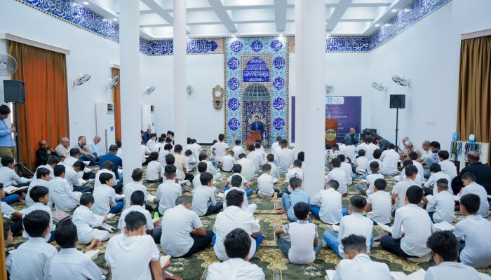 المجمع العلمي يقيم محفلاً قرآنياً في جامعة بابل