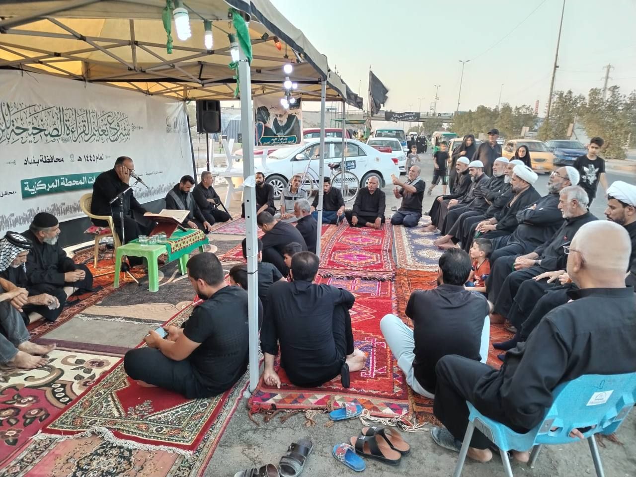المَجمَع العلميّ يقيم محفلاً قرآنياً في قضاء الحسينية ببغداد