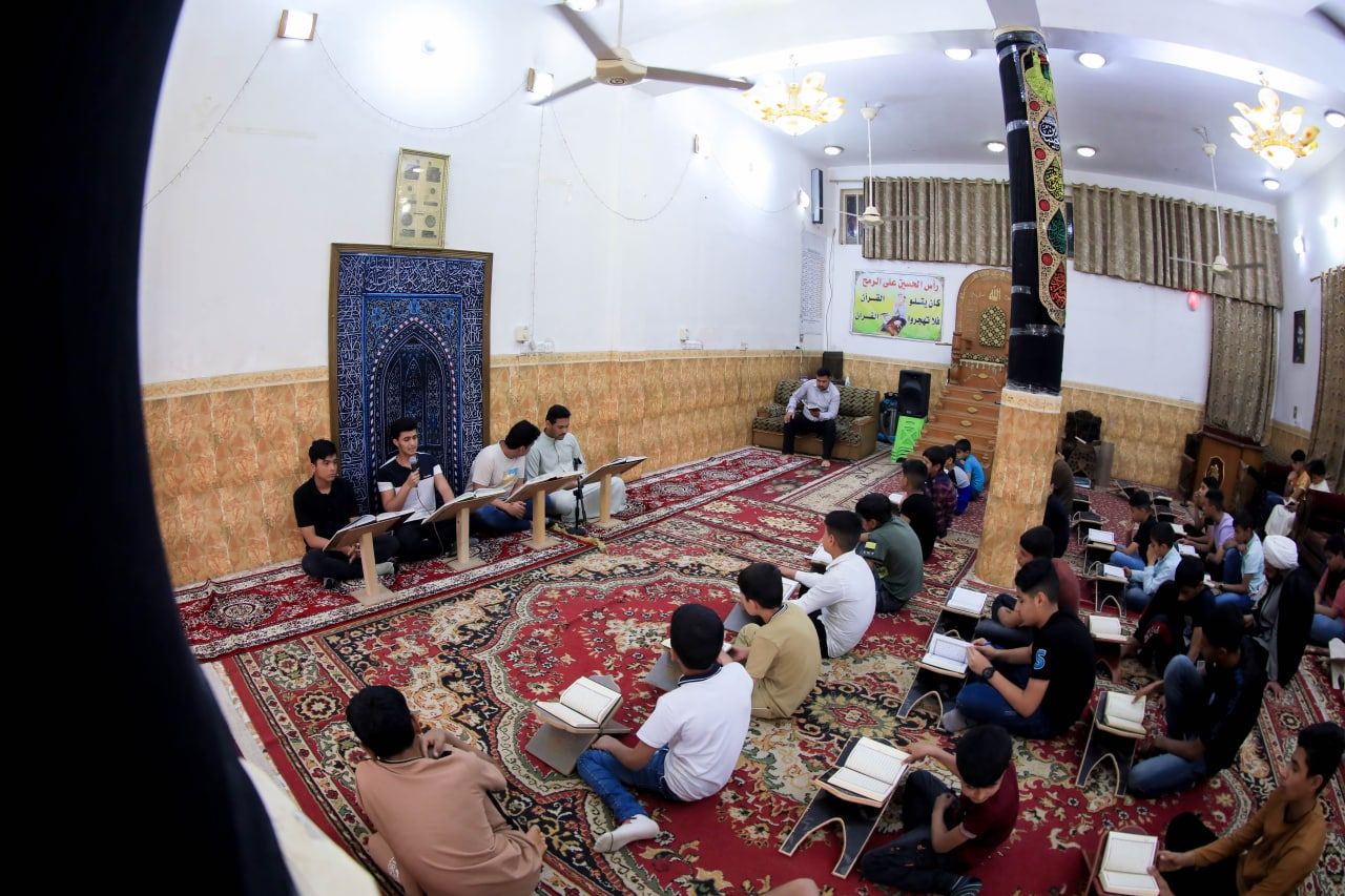 مدير معهد القرآن الكريم يحضر عددًا من الختمات القرآنية في قضاء الهندية