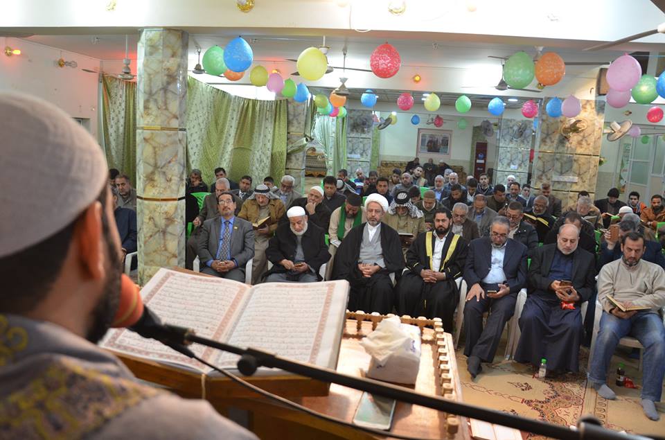 بغداد تحتضن محفلاً قرآنياً بهيجاً إحياءً لذكرى مولد المعلم الأول للقرآن وحفيدهُ الصادق (عليه السلام)