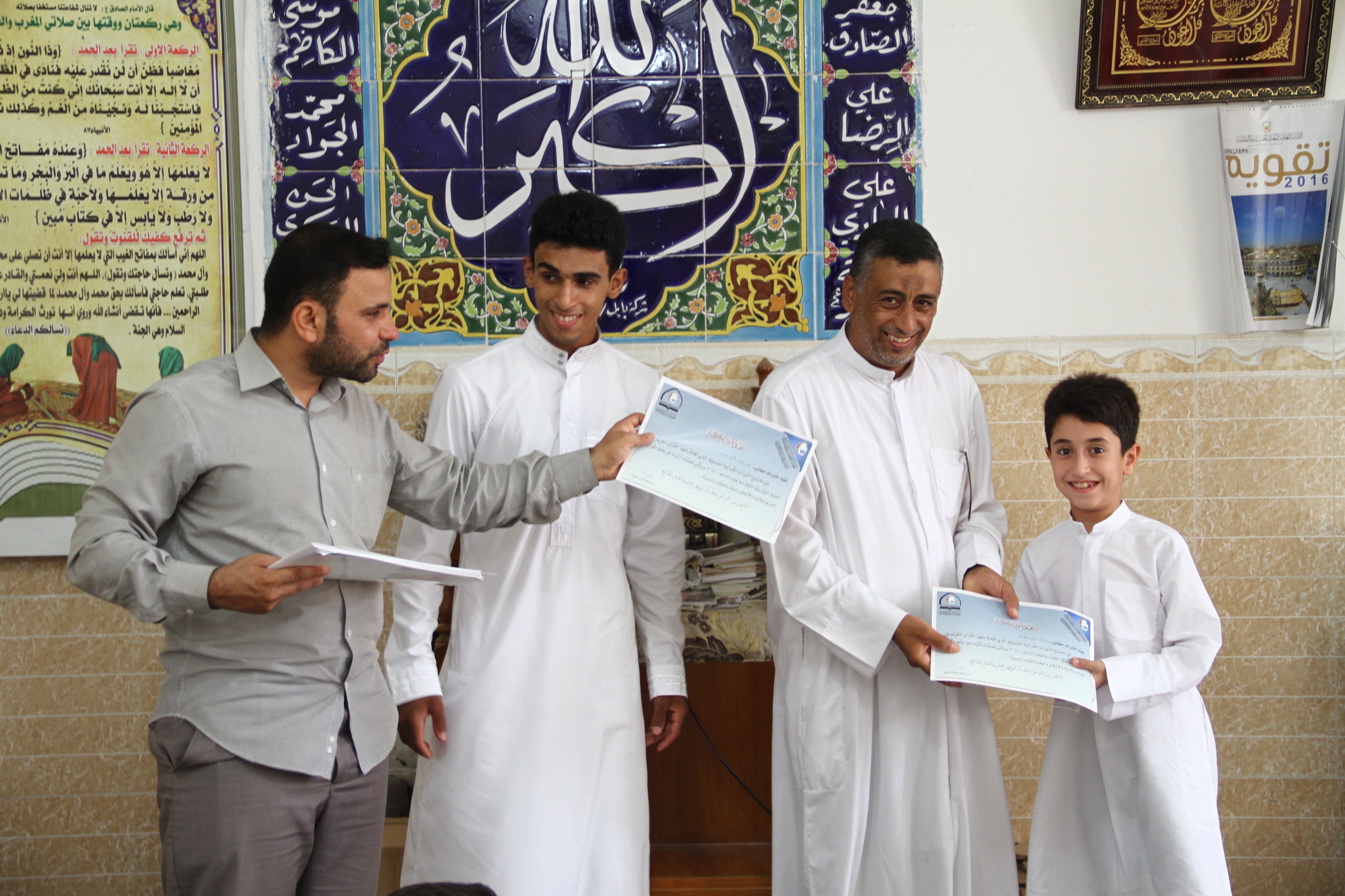 ختام مشروع الدورات الصيفية في حسينية السيدة الزينب (عليها السلام) ضمن حسينيات ومساجد كربلاء